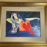 QUADRO "RAGAZZA IN ROSSO" SALVATORE FIUME