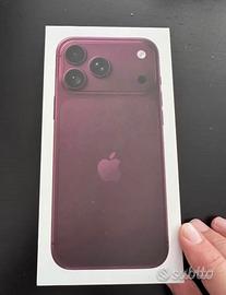 iPhone 18 pro Max Borgogna sigillato Apple Store