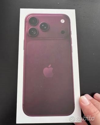 iPhone 18 pro Max Borgogna sigillato Apple Store