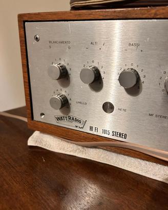 RADIO WATT 1015 STEREO COMPLETA DI CASSE