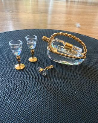 Swarovski Crystal Memories set tema vino