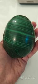 Uovo di malachite naturale 754 grammi
