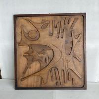 Pannello Anni 70 Legno