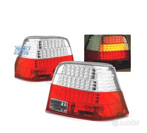 FARI LED VOLKSWAGEN VW GOLF 4 97-03 ROSSO BIANCO L