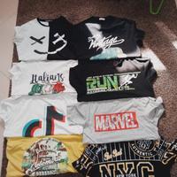 Stock t-shirt vari tipi