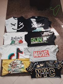 Stock t-shirt vari tipi