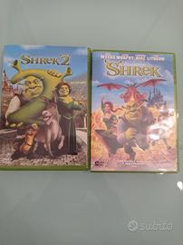 DVD originale film shrek 1 e 2