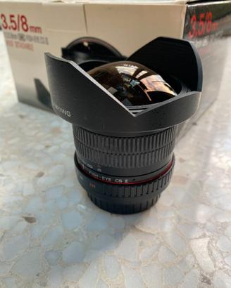 SAMYANG FISH-EYE CS II 3.5/8 mm
