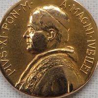 Medaglia d'oro Papa Pio XI