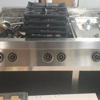 Fornello 6 fuochi a gas Silko