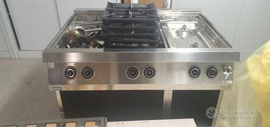 Fornello 6 fuochi a gas Silko