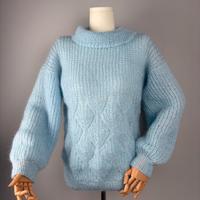 maglione azzurro donna 