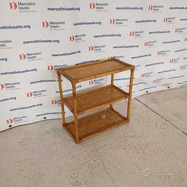 Libreria in Bambù Vintage anni 80