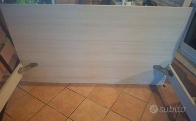 Letto matrimoniale con Rete a Doghe e Materasso 