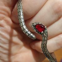 bracciale argento serpente 