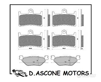 PASTIGLIE ORGANICHE TMAX 2020 2026 ANTERIORI POSTE