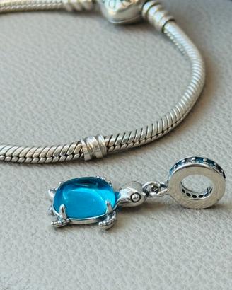 Charm tartaruga argento compatibile Pandora
