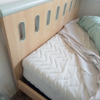 Letto con materasso e materasso separato 