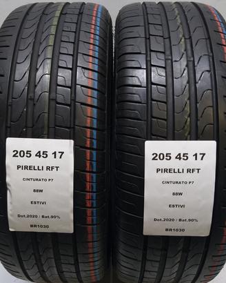 2 GOMME 205 45 1 PIRELLI RFT BR1030