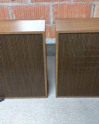 Coppia casse in legno vintage