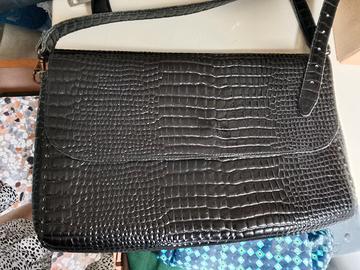 Borsa in coccodrillo pelle