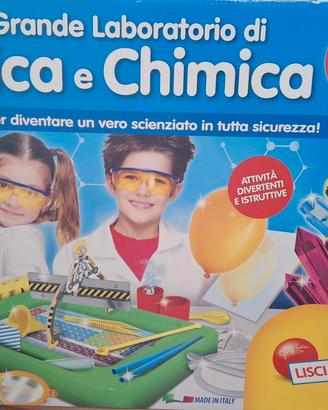 il grande laboratorio di fisica e chimica lisciani