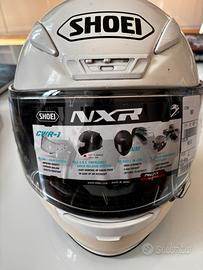 Casco moto shoei nxr bianco