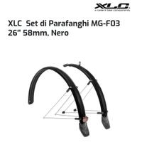 XLC  Set di Parafanghi MG-F03 26'' 58mm, Nero