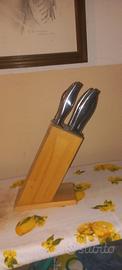 Ceppo 6 coltelli excelsa 