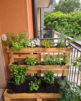 Fioriera in pallet