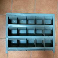 Porta minuterie in ferro da muro