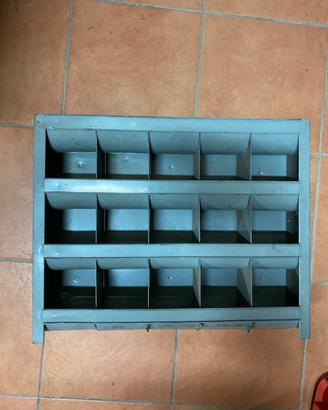 Porta minuterie in ferro da muro