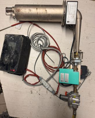 Bruciatore a gas per forno pizzeria