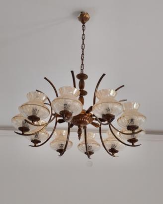 lampadari in ottone anno 80