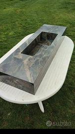 Lavabo in gress porcelanato su misura