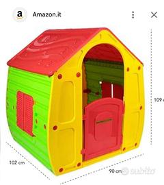 casetta per bimbi di età fino a 5/6 anni