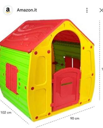 casetta per bimbi di età fino a 5/6 anni
