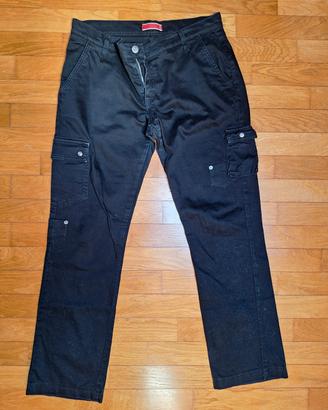 Jeans tela donna neri 