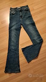 Jeans donna a campana Twoway