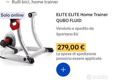 RULLI ELITE QUBO FLUID+CAVALLETTO ELITE WORKSTAND