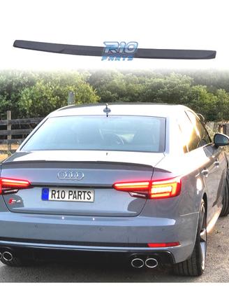 SPOILER AUDI A4 B9 SEDAN 15-19 LOOK RS4 NERO OPACO