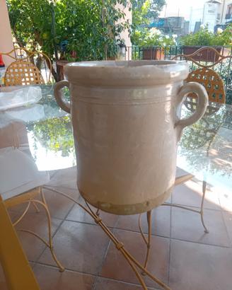 vaso  in terracotta smaltato 