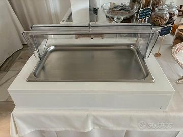 Vetrina Bouffet Con Cupola, Bianco - Pintinox