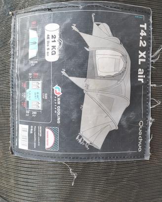 tenda quechua Decathlon T4.2 XL air