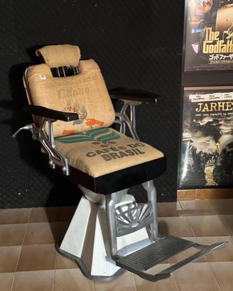 Poltrona da barbiere vintage