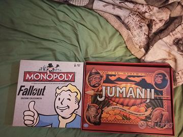 2 giochi da tavolo fallout e jumanji entra leggi