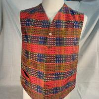 ROMEO GIGLI gilet in pura seta con taschini  e ...