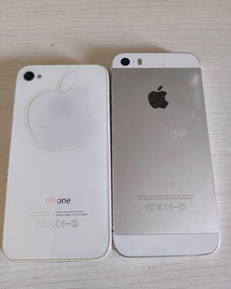 Lotto iPhone 4 e iPhone 5s Vecchi Modelli