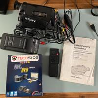 Sony Handycam Video8 8mm con adattatore TechSide
