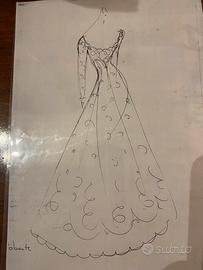 Abito da sposa firmato Nuage Atelier Napoli, usato
